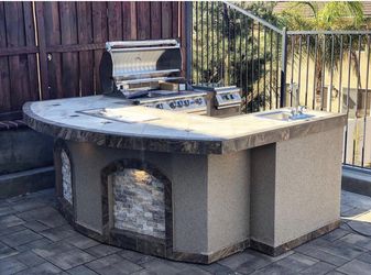 CUSTOM BBQ ISLANDS FIREPLACES AND FIREPITS