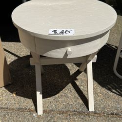 Wasatch round accentt table with drawer Threshold & Studio McGee