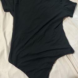 plain black body suit 