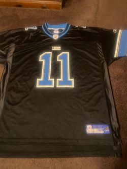 Vintage 2004 Detroit Lions #11 Reebok NFL Jersey 2XL- Roy Williams