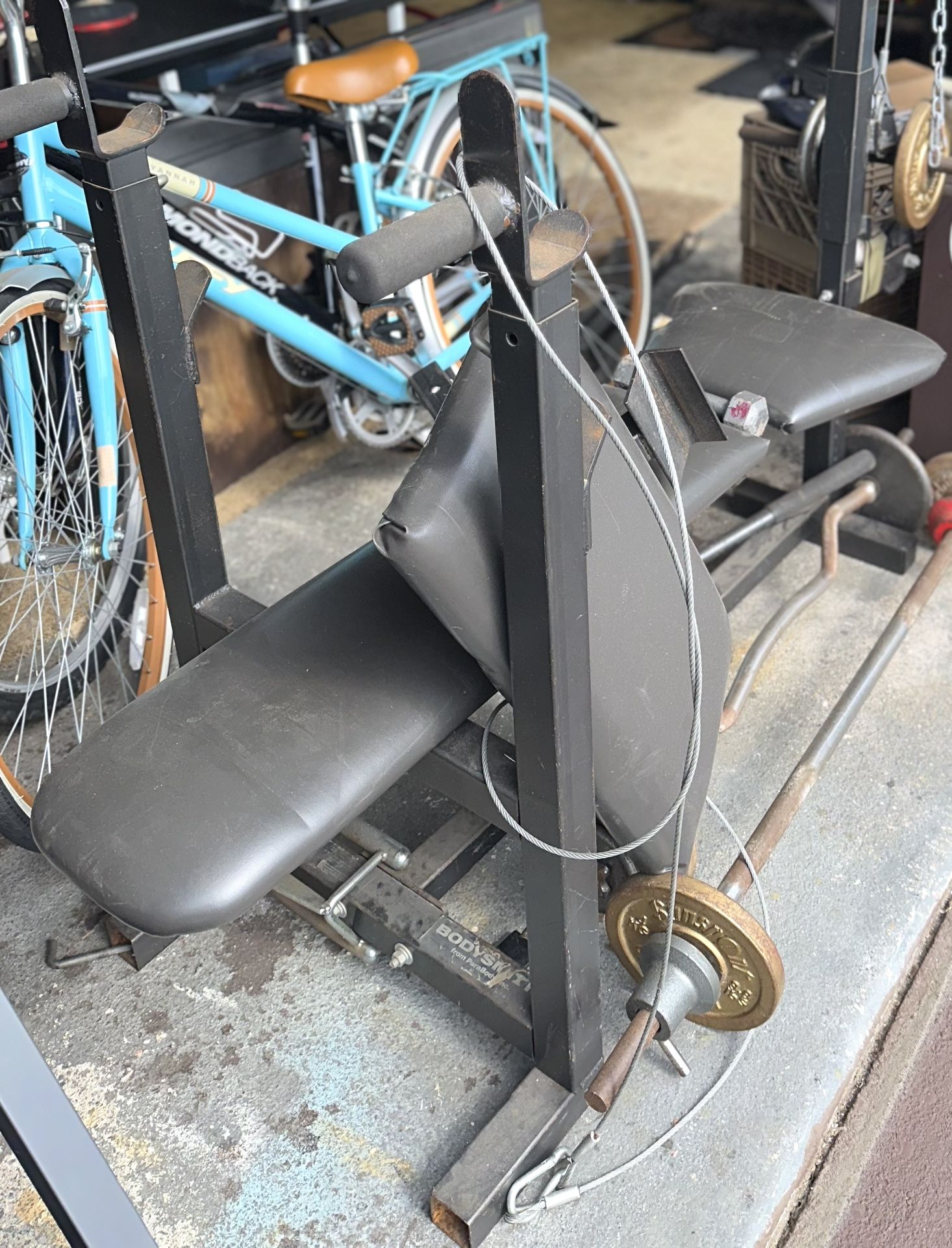 Workout bench Body Smith with Lat Pull Down $125
