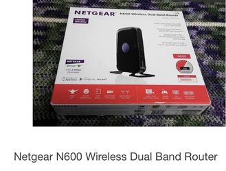 NETGEAR N 600  wireless dual band router