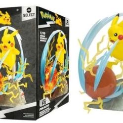 Pokémon Pikachu 13 in Thunder Ball Deluxe Collector’s Statue Light RPG Game Swit