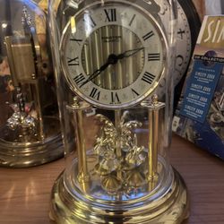 Vintage Master Japanese Anniversary Dome Quartz Clock Works