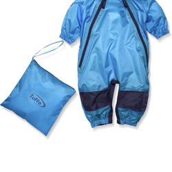 Tuffo - Toddler Rain Suit, 2T, blue