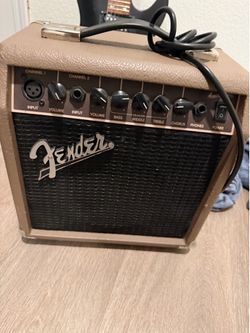 Fender Acoustasonic 15 acoustic guitar amplifier.
