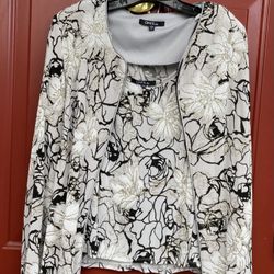 Onyx Nite 2pc Jacket and Tank Top 