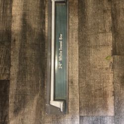 White Towel Bar