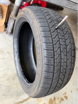1 goodyear all season tires , 235/45/18