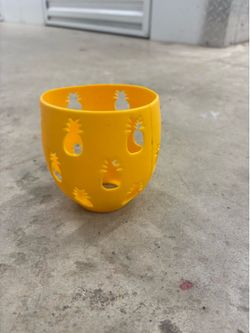 Drink Holder for Outdoors Tropical Pineapple Theme
