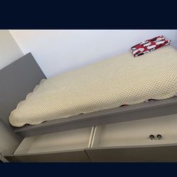 MALM Twin Bed Frame /mattress 