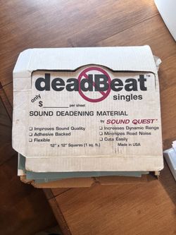 Sound Deadening Material