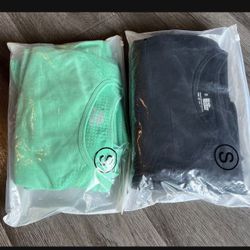 4  Sets Yoga Workout Fitness Wear Seamless in Black & Green