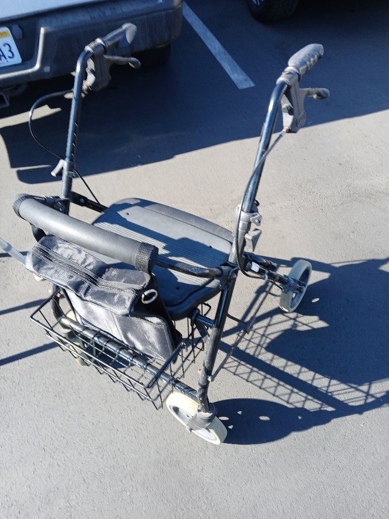 Walker With Seat & Shower Chair $10 Each