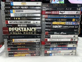 PS3 PlayStation 3 Video Game Lot 30+