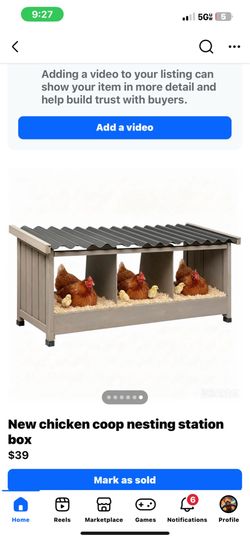 Chicken nesting coop (crack on part 1 and 7)