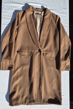 Allison Wonderland Wool Long Jacket Size 10 Made in Canada