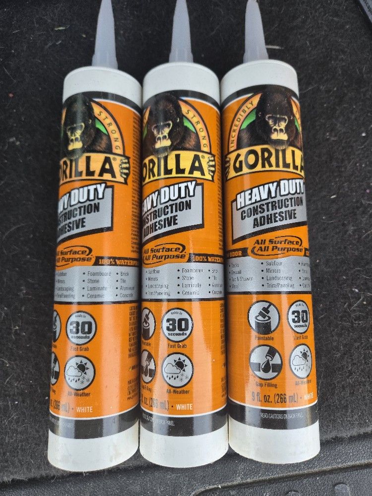 Gorilla Glue Construction Adhesive Heavy Duty 9 Oz