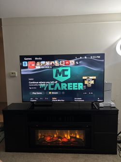 60inch LG Tv / Fireplace Bluetooth TV Stand