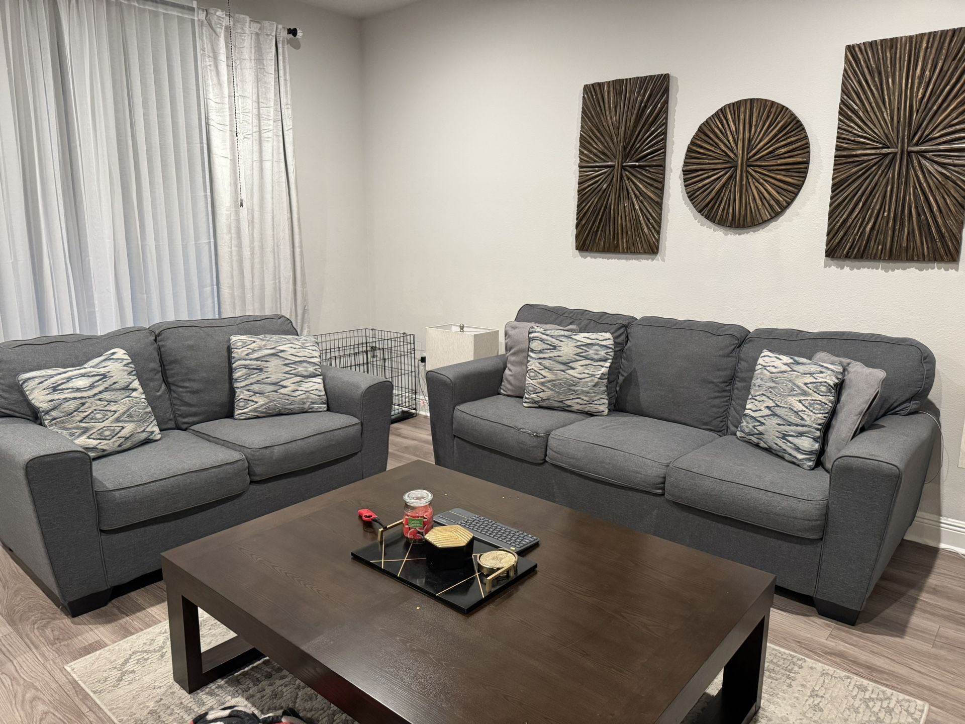 Gray Sofa And Loveseat 