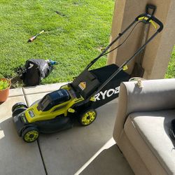 Ryobi ONE+ HP 40V Battery-Powered Lawn Mower - Excellent Condition