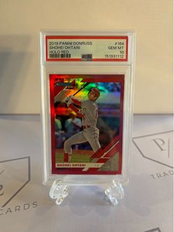 2019 Panini Donruss - Shohei Ohtani #164 Holo Red 🔥Extremely Low POP🔥 (Z)