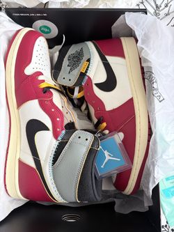 Jordan Air 1 Retro OG High Union LA Chicago Varsity Red Black Shadow