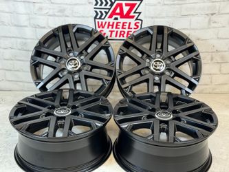 18" Inch OEM Genuine Wheels Toyota Tundra Land Cruiser Sequoia Satin Black 18x7