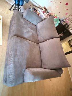 FREE PICK UP TODAY One piece grey couch