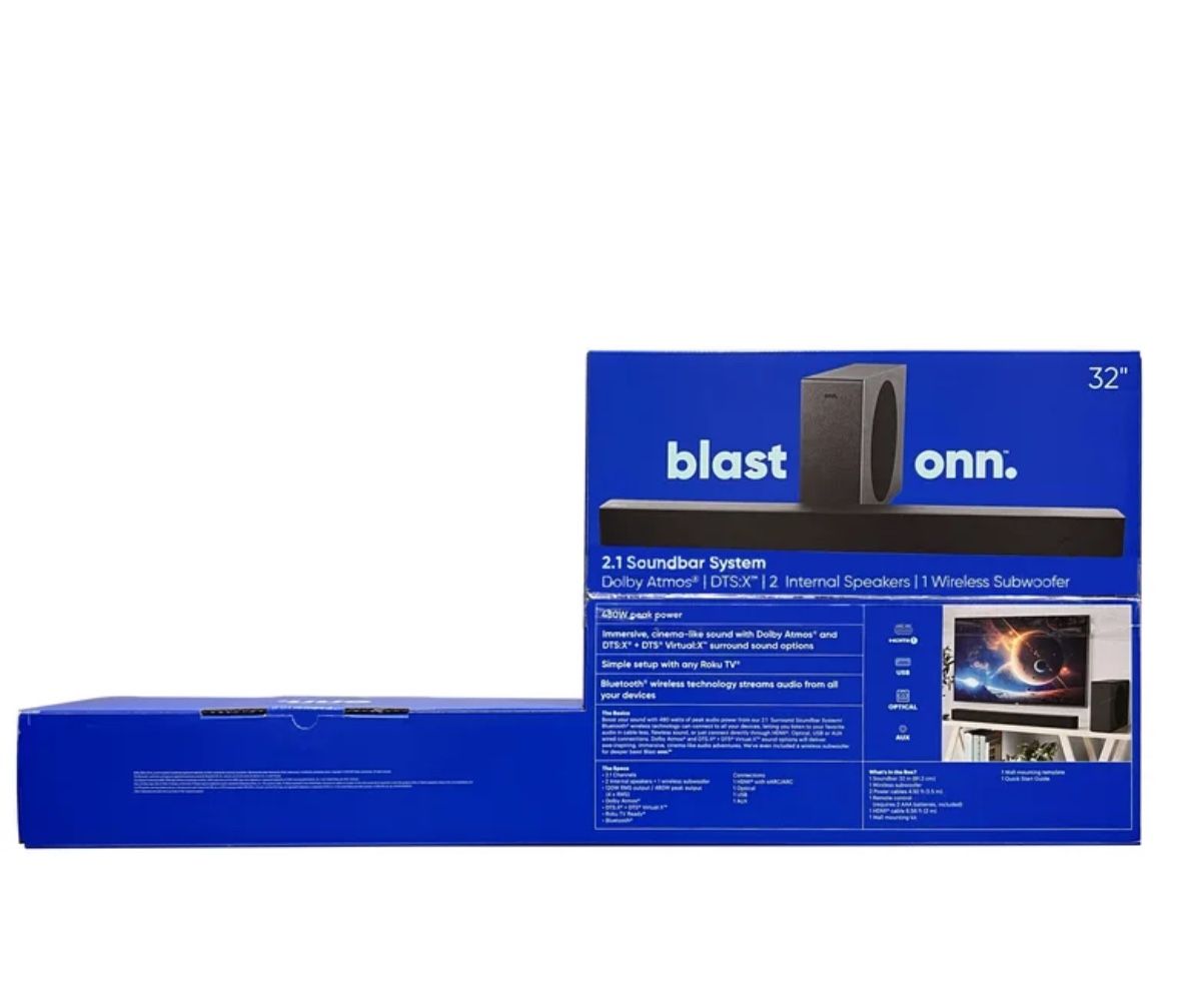 32” Blast Onn Soundbar
