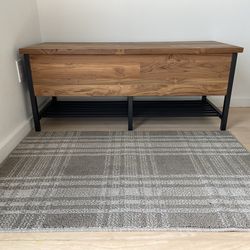 Entryway Bench W/ Storage