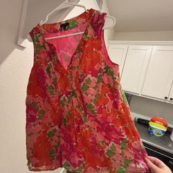 Talbots Summer Blouse Size 12