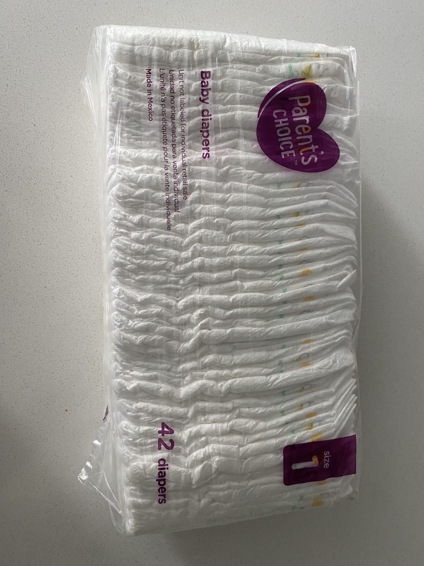 Size 1 Diapers 42 Count