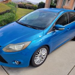 2014 FORD FOCUS TITANIUM 2.0L 17" RIMS LEATHER BACKUP CAM CLEAN TITLE REGISTERED 2026