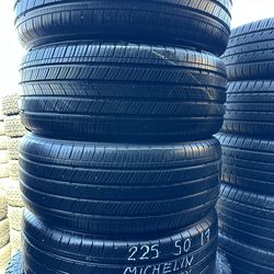 Set of 225/50R17 michelin energy all season tires
