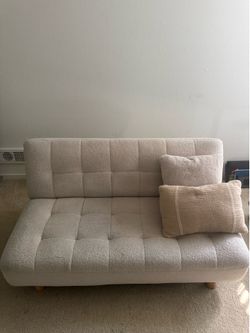 Cream Futon Couch