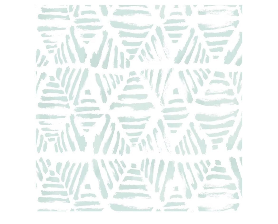 Peel and Stick Wallpaper Modern Geometric Wallpaper 17.3" x 78.7" Green and White Contact Paper Boho Striped Self Adhesive Removable Wall Paper for Be