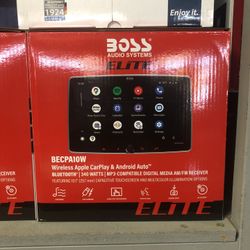 Boss Elite 10 Inch Wireless Apple CarPlay And Android Auto Stereo 
