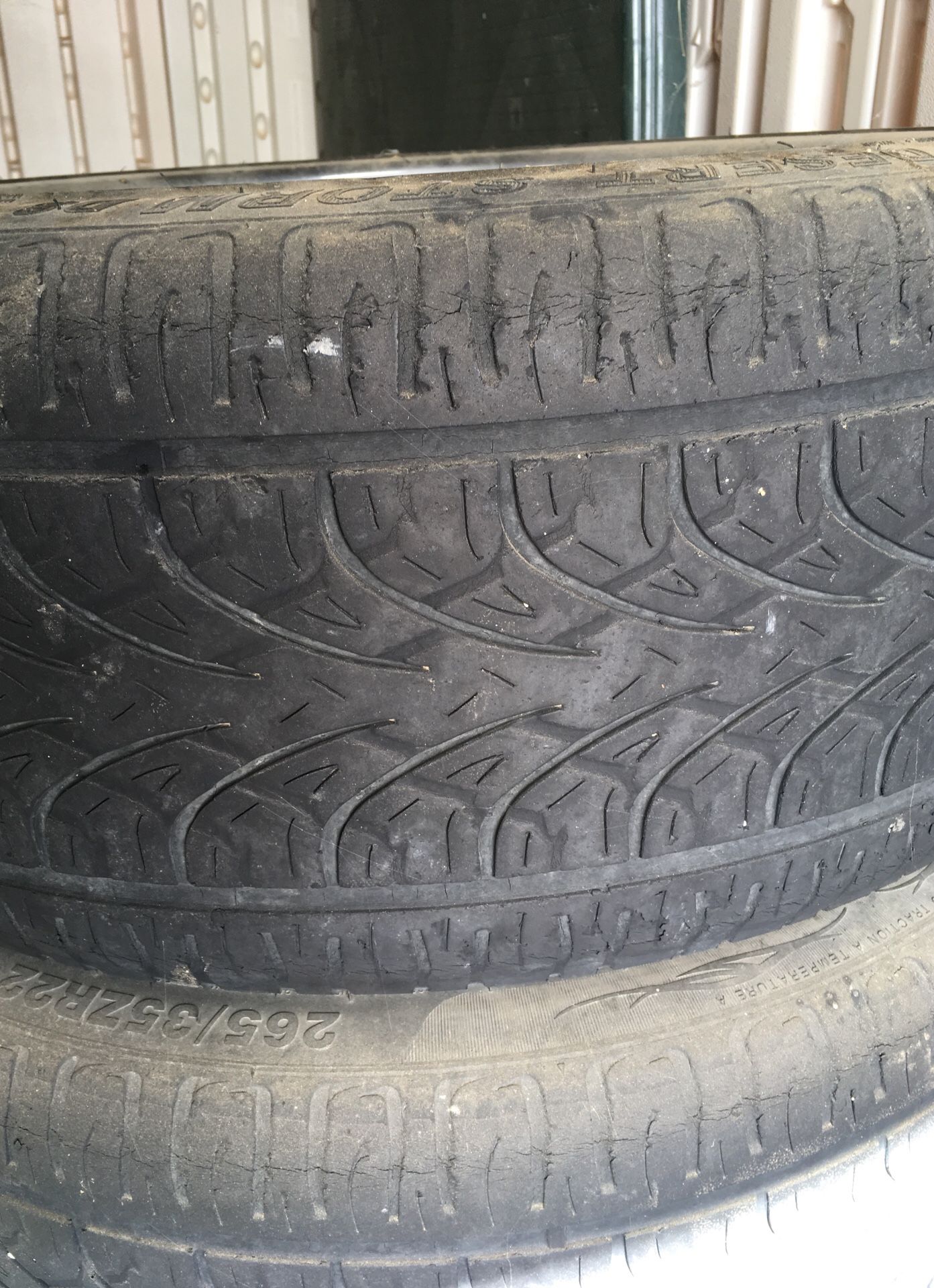 22” rims and tires