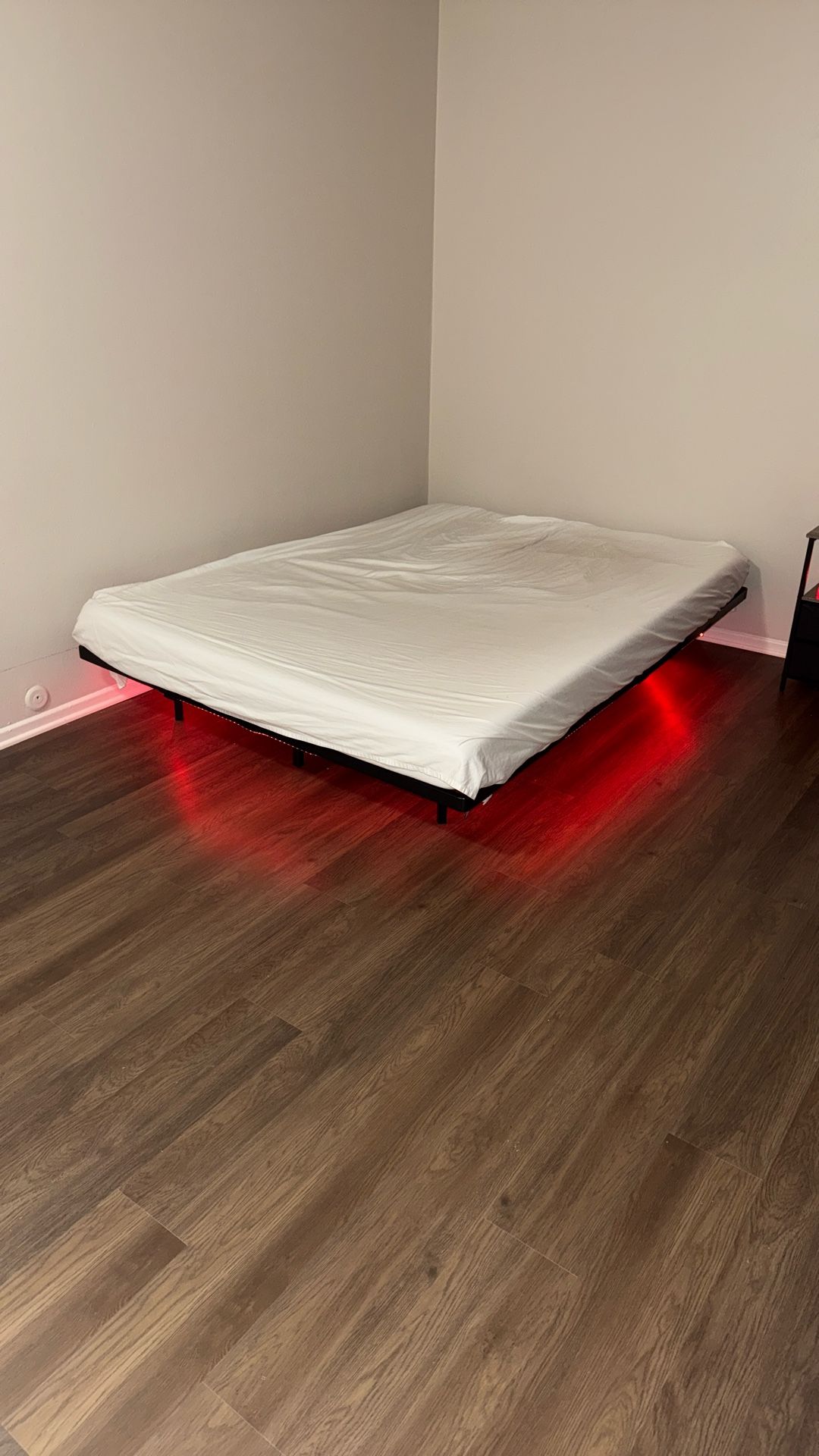 bed frame and mattress