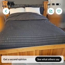 Make me an offer for a bed that is slightly used