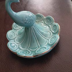 $5 Ceramic Ring Trinket Holder, 5"