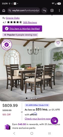 7-Piece Dining Table Set
