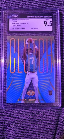 2024 Panini Illusions clutch #6 Brian Thomas Jr Light blue sp 195/299