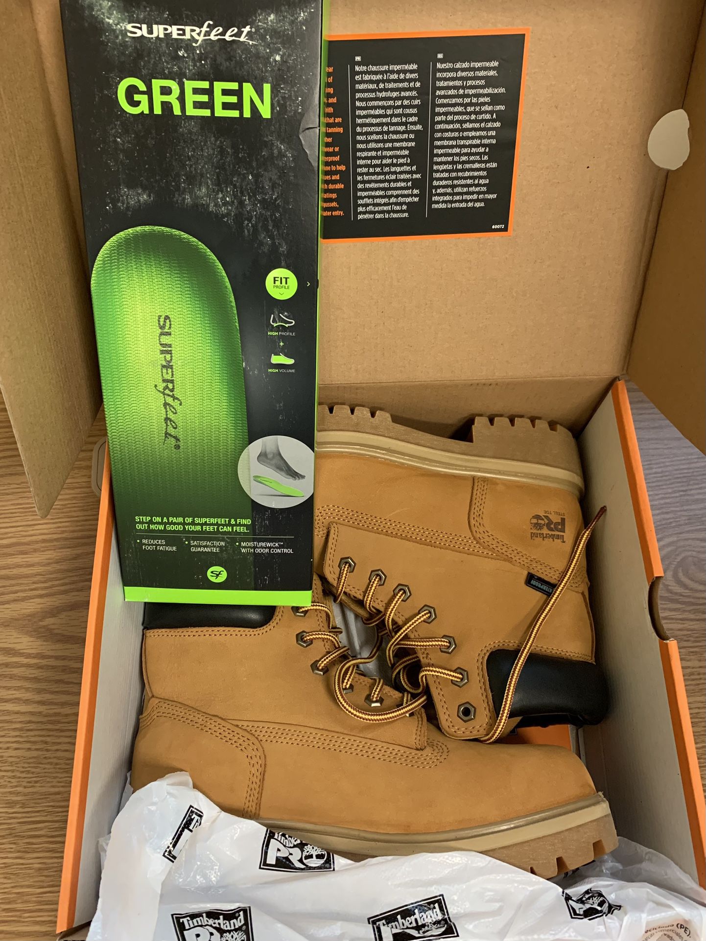 New Timberland Pro Boots w/ Expensive Inserts