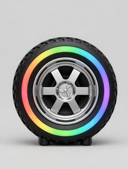 RGB LED Tire Bluetooth Speaker (G2389)