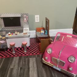 Our Generation Diner, And Vintage Car