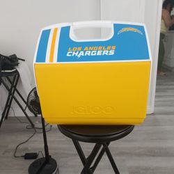 Mint Condition Los Angeles Chargers Igloo Cooler Used Once 