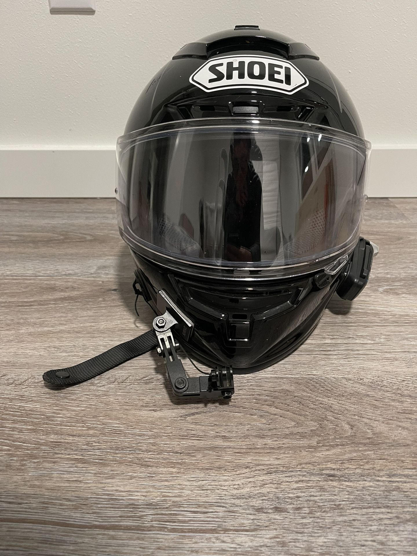 Shoei X14 Motorcycle Helmet Size L With Cardo Packtalk
