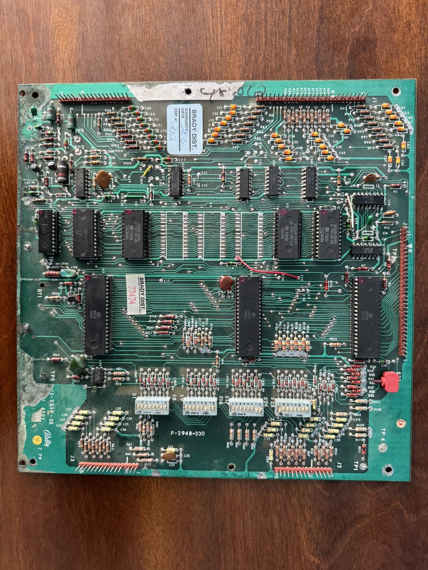 1979 Bally KISS Pinball Machine PCBs, Light assembly and ROMs